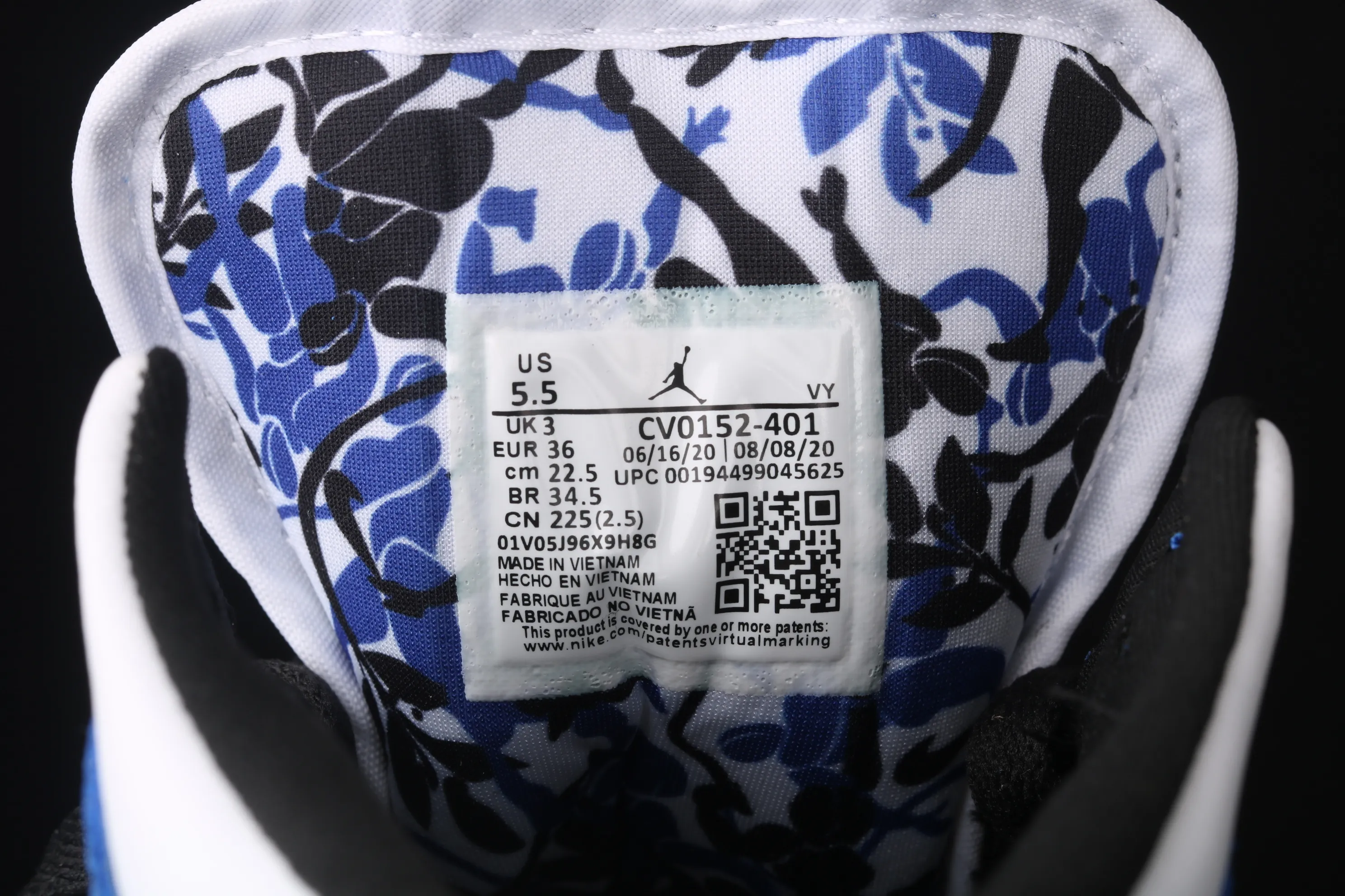 All categories Air Jordan Jordan series basketball shoes Air Jordan 1 Mid Air Jordan 1 Mid SE "Game Royal" AJ1 Joe 1 China White and Blue Deconstruction CV0152-401